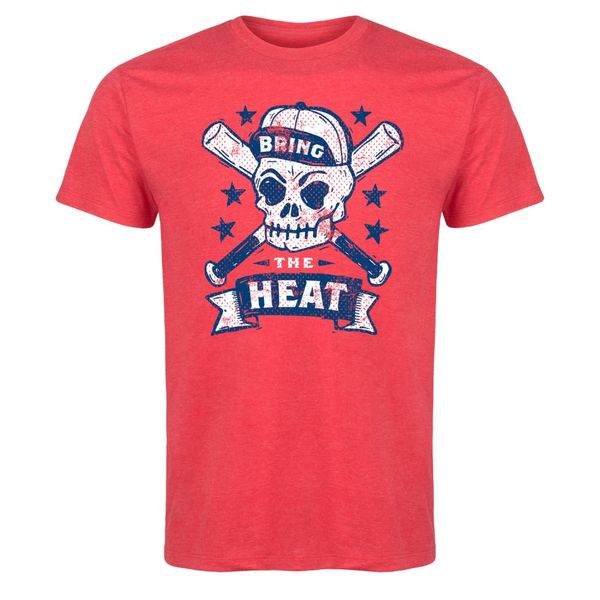 sport 2019 men's fashion short sleeved camisetas bring the heat-tee