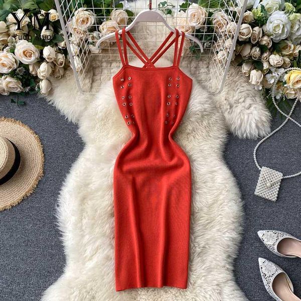 yuoomuoo 2020 summer cross bandage dress women vestidos double-breast holes spaghetti strap bodycon club dress short party1, Black;gray
yuoomuoo 2020 summer cross bandage dress women vestidos double-breast holes spaghetti strap bodycon club dress short party1, Black;gray