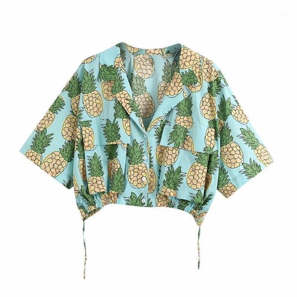 new 2020 women tropical fruit casual loose smock blouse female pineapple print pocket patch shirt chic kimono blusas ls67531, White
new 2020 women tropical fruit casual loose smock blouse female pineapple print pocket patch shirt chic kimono blusas ls67531, White