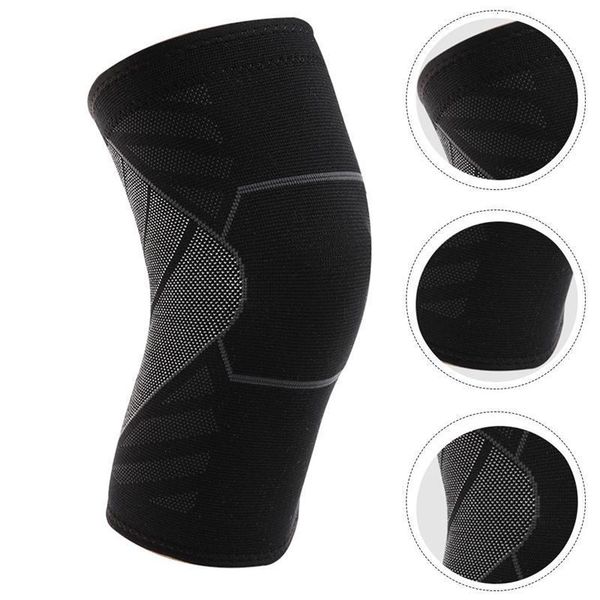 1pc useful elastic sports knee pads knee support brace fitness protector, Black;gray
1pc useful elastic sports knee pads knee support brace fitness protector, Black;gray