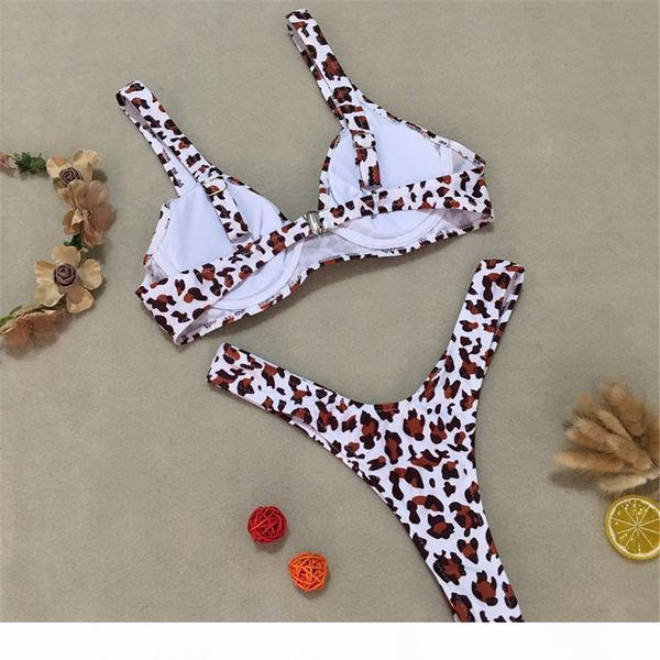new swimwear women bikini leopard print tankini two model swimsuit bikini set push up backless lady bathing suit, White;black
new swimwear women bikini leopard print tankini two model swimsuit bikini set push up backless lady bathing suit, White;black