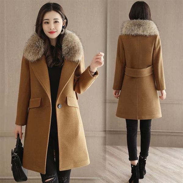 women's wool & blends okxgnz woolen fur coat female winter jacket women outerwear medium long black cardigan overcoat clothing m-2xl pl
women's wool & blends okxgnz woolen fur coat female winter jacket women outerwear medium long black cardigan overcoat clothing m-2xl pl