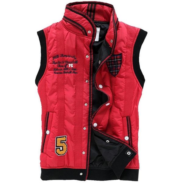 2020new style men's stand collar keep warm thicken slim casual vests vest for winter youth trend big plus size m-4xl 3 colors, Black;white
2020new style men's stand collar keep warm thicken slim casual vests vest for winter youth trend big plus size m-4xl 3 colors, Black;white