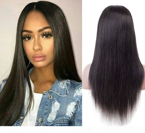 human hair wig straight average wig virgin brazilian 360 lace frontal wig bleached knots 180% density natural black short hair for women, Black;brown
human hair wig straight average wig virgin brazilian 360 lace frontal wig bleached knots 180% density natural black short hair for women, Black;brown