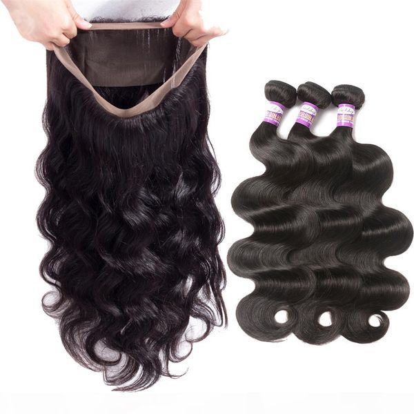 9а body wave 360 lace фронтальной закрытие пачки pre щипковая с волосами младенца бразильского человеческих волос weave тело волна волосы, Black;brown
9а body wave 360 lace фронтальной закрытие пачки pre щипковая с волосами младенца бразильского человеческих волос weave тело волна волосы, Black;brown