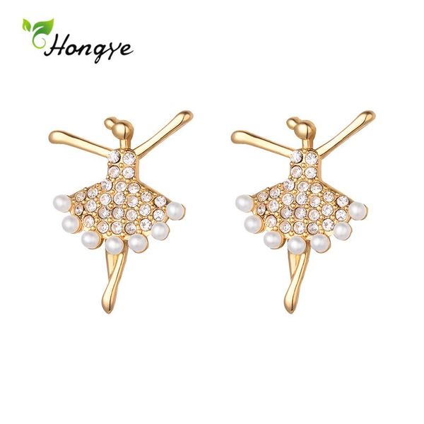 hongye new personality ballet character pearls stud earrings for women girl party fine jewelry zircon brincos wedding 2021, Golden;silver
hongye new personality ballet character pearls stud earrings for women girl party fine jewelry zircon brincos wedding 2021, Golden;silver