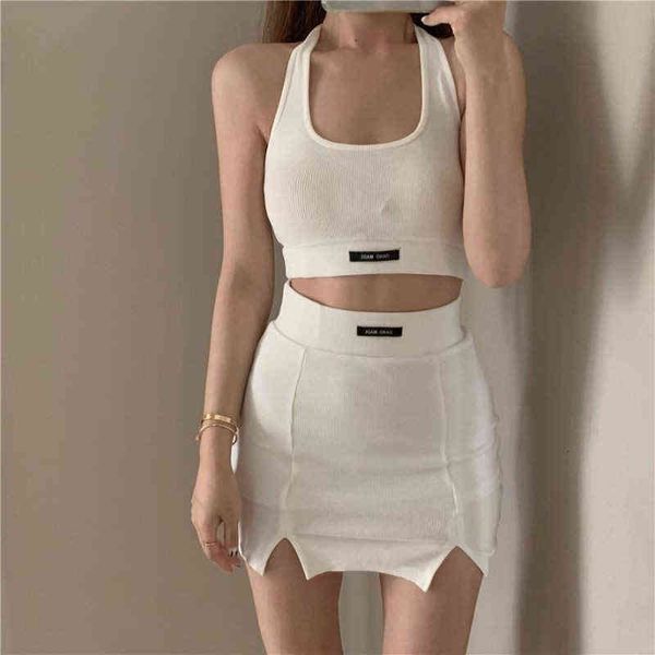 two piece dress 3 pieces sets white knitting blouses + +skirt summer women casual sweet long sleeve and a line mini skirts 210825 fmua
two piece dress 3 pieces sets white knitting blouses + +skirt summer women casual sweet long sleeve and a line mini skirts 210825 fmua
