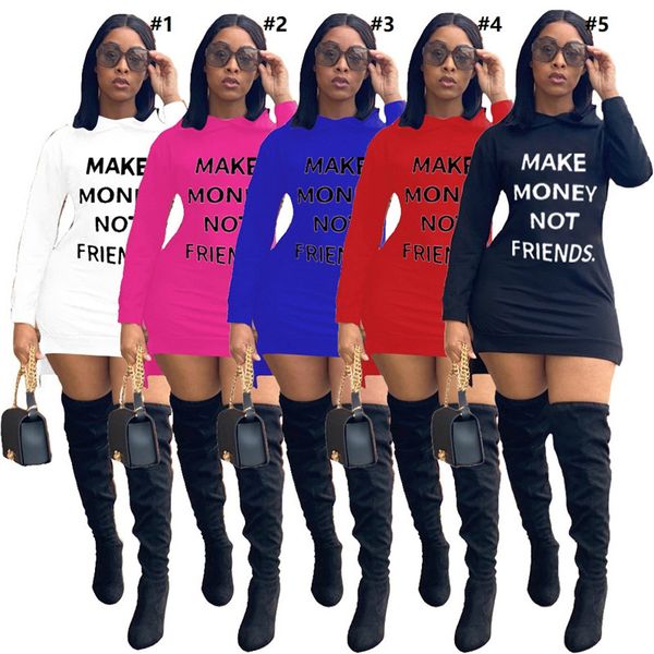 women dresses offset printing letters make money not friends casual solid color autumn hooded long sleeves one-piece dress d102201, Black;gray
women dresses offset printing letters make money not friends casual solid color autumn hooded long sleeves one-piece dress d102201, Black;gray