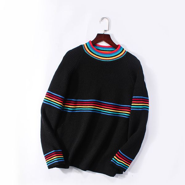 rainbow stripes for women the neck female autumn long sleeves pullover cause street 9bvu, White;black
rainbow stripes for women the neck female autumn long sleeves pullover cause street 9bvu, White;black