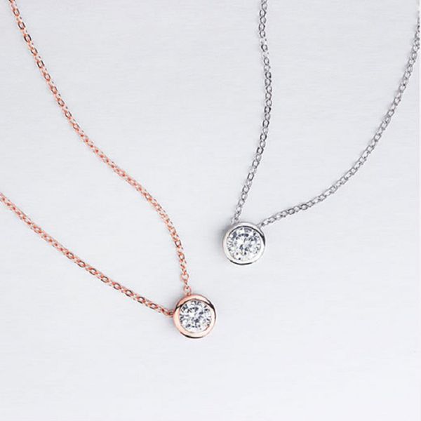 fashion minimalist style 925 sterling silver necklace female zircon girl versatile temperament clavicle chain q0531
fashion minimalist style 925 sterling silver necklace female zircon girl versatile temperament clavicle chain q0531