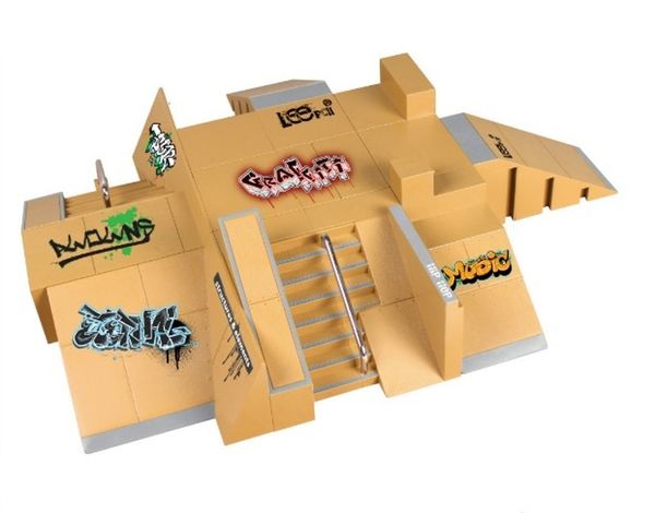 11pcs skate park kit ramp parts for tech deck fingerboard mini finger skateboard q0115
11pcs skate park kit ramp parts for tech deck fingerboard mini finger skateboard q0115