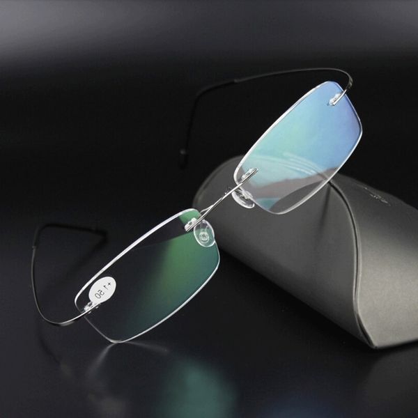 newultralight titanium rimless прямоугольные очки очки очки кадр очки 62ke7