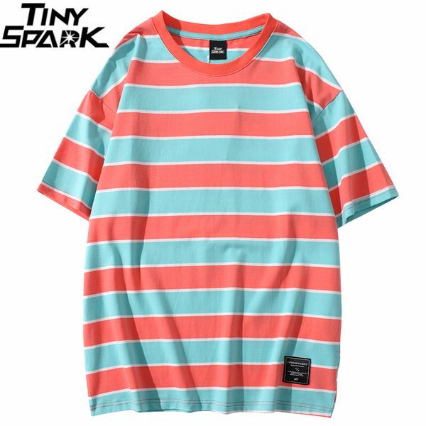 t shirt retro stripe men streetwear hip hop tshirt short sleeve cotton t-shirt fashion tees yellow red green, White;black
t shirt retro stripe men streetwear hip hop tshirt short sleeve cotton t-shirt fashion tees yellow red green, White;black