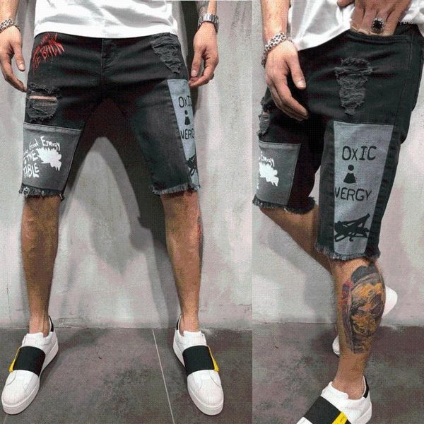 2020 new summer mens retro denim shorts patchwork ripped jeans shorts knee length cotton for male jeans1, Blue
2020 new summer mens retro denim shorts patchwork ripped jeans shorts knee length cotton for male jeans1, Blue