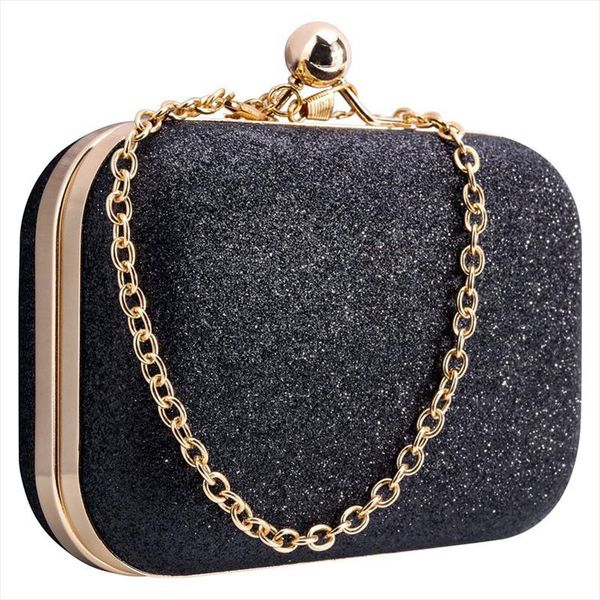 womens bling evening party handbag wedding ball clutch bag with mini birthday gift valentines day black