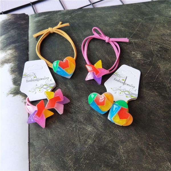 2pcs new cute colorful love star princess headwear kids elastic hair bands children ropes girls accessories baby headdress
2pcs new cute colorful love star princess headwear kids elastic hair bands children ropes girls accessories baby headdress