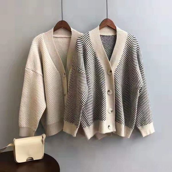 korean lazy v-neck single-breasted loose irregular diamond texture cardigan korean lazy v-neck single-breasted loose irregular coat sweaterd, White;black
korean lazy v-neck single-breasted loose irregular diamond texture cardigan korean lazy v-neck single-breasted loose irregular coat sweaterd, White;black