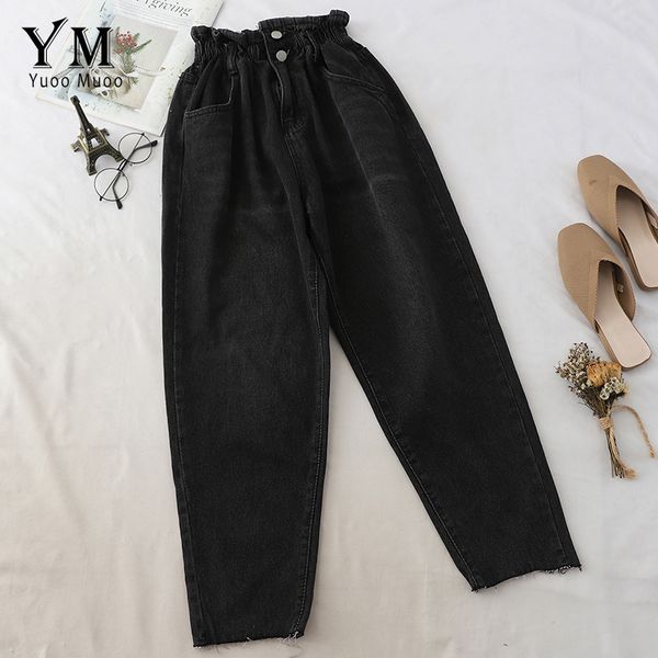 yuoomuoo soft vintage boyfriend jeans for women elastic high waist mom black jeans harajuku long denim pants lj200811, Blue
yuoomuoo soft vintage boyfriend jeans for women elastic high waist mom black jeans harajuku long denim pants lj200811, Blue