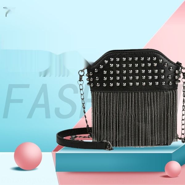 shoulder tassel 2020 new trend su han version women's single shoulder messenger rivet temperament fashion women's bag tassel bag r
shoulder tassel 2020 new trend su han version women's single shoulder messenger rivet temperament fashion women's bag tassel bag r