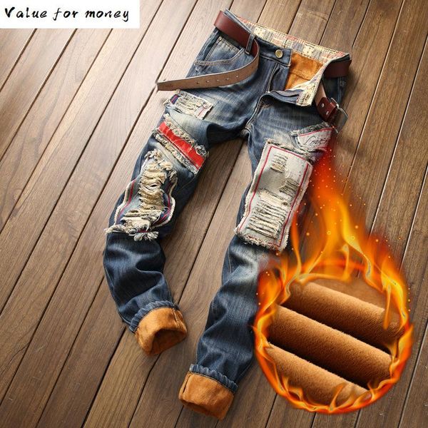 blue men jeans jean homme winter jeans for men denim warm brushed winter ripped hombre vaqueros fashions special men's slim fit
blue men jeans jean homme winter jeans for men denim warm brushed winter ripped hombre vaqueros fashions special men's slim fit