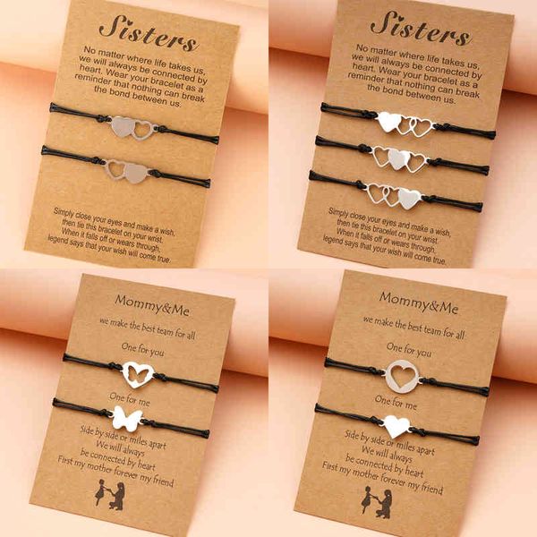 new doule heart butterfly sisters card bracelets friendship stainless steel handmade birthday gift mother's day jewelrys, Golden;silver
new doule heart butterfly sisters card bracelets friendship stainless steel handmade birthday gift mother's day jewelrys, Golden;silver