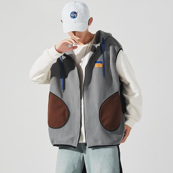 sleeveless jacket fashion vests for men's pocket pgraphy waistcoat casual spring autumn outdoors black 2020 fishing, Black;white
sleeveless jacket fashion vests for men's pocket pgraphy waistcoat casual spring autumn outdoors black 2020 fishing, Black;white