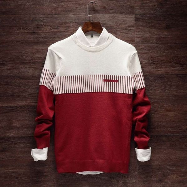 se8165 autumn and winter season striped pullover round neck sweater men's cardigan loose shirt solid color warm t-shirt8uy, Black
se8165 autumn and winter season striped pullover round neck sweater men's cardigan loose shirt solid color warm t-shirt8uy, Black