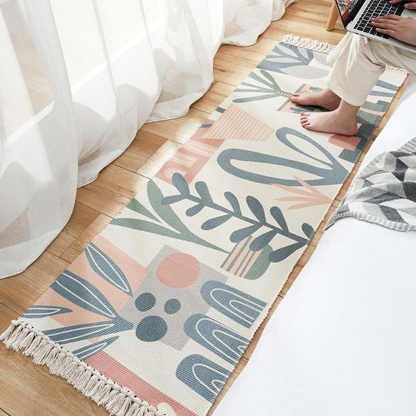 carpets nordic pattern hand-woven floor mat tassel cotton long strip rugs bedroom decoration non-slip bedside carpet area rug home decor
carpets nordic pattern hand-woven floor mat tassel cotton long strip rugs bedroom decoration non-slip bedside carpet area rug home decor