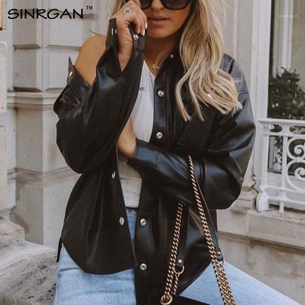 sinrgan motorcycle women leather shirt turn-down collar single buttons pu shirt new autumn winter casual long sleeve blouse1, White
sinrgan motorcycle women leather shirt turn-down collar single buttons pu shirt new autumn winter casual long sleeve blouse1, White