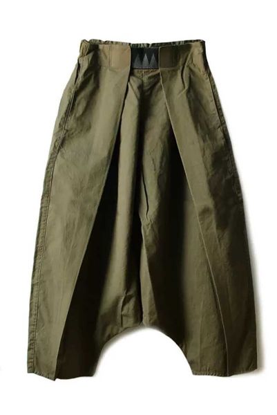 19ss kapital pleated elastic waist cotton low-end trend men's and women's loose casual wide leg pants, Black
19ss kapital pleated elastic waist cotton low-end trend men's and women's loose casual wide leg pants, Black