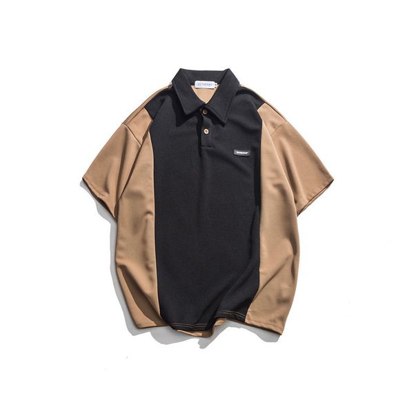 2021 contrasting colors seam combining short-sleeved androgynous shirts hong kong style 6o2n, White;black
2021 contrasting colors seam combining short-sleeved androgynous shirts hong kong style 6o2n, White;black