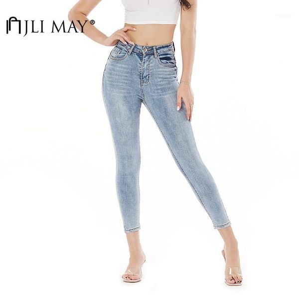 jli may women's jean cotton solid light washed vintage patchwork pockets elastic mid waist slim casual pencil jeans1, Blue
jli may women's jean cotton solid light washed vintage patchwork pockets elastic mid waist slim casual pencil jeans1, Blue