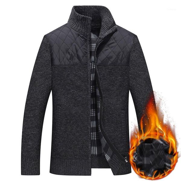 men's coats clothes knitted cardigan sweater winter male stand velet patchwork casual knitwear oversized windbreak sweater man1, White;black
men's coats clothes knitted cardigan sweater winter male stand velet patchwork casual knitwear oversized windbreak sweater man1, White;black