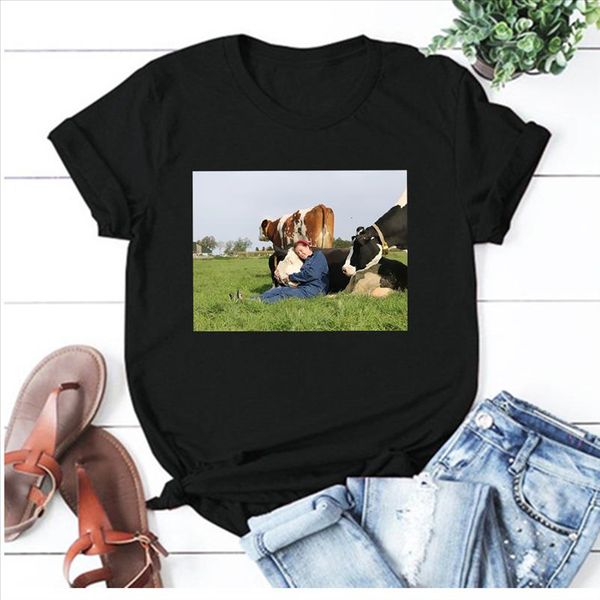 koe knuffelen cow print t shirts women tshirts harajuku funny t shirts women casual shirts ropa mujer, White
koe knuffelen cow print t shirts women tshirts harajuku funny t shirts women casual shirts ropa mujer, White