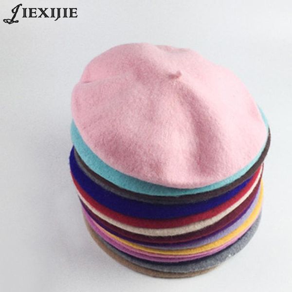 berets 100% wool beret painter cap baked wheat cake warm girl women female bonnet hats solid color winter, Blue;gray
berets 100% wool beret painter cap baked wheat cake warm girl women female bonnet hats solid color winter, Blue;gray
