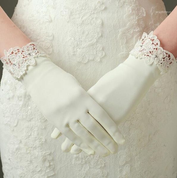 Women' elegant elastic white color satin glove female spring summer sunscreen lace driving glove R12531, Blue;gray
Women' elegant elastic white color satin glove female spring summer sunscreen lace driving glove R12531, Blue;gray