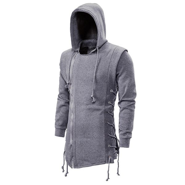 rosegal hoodie jacket men side lace up fleece gothic hoodie thick solid sweatshirts men pullovers winter zipper hoodies coats 1019, Black
rosegal hoodie jacket men side lace up fleece gothic hoodie thick solid sweatshirts men pullovers winter zipper hoodies coats 1019, Black