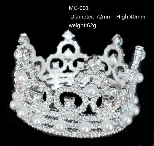 girls small full round rhinestone tiara bride princess crown children's gifts wedding accessories mc-001, Golden;silver
girls small full round rhinestone tiara bride princess crown children's gifts wedding accessories mc-001, Golden;silver
