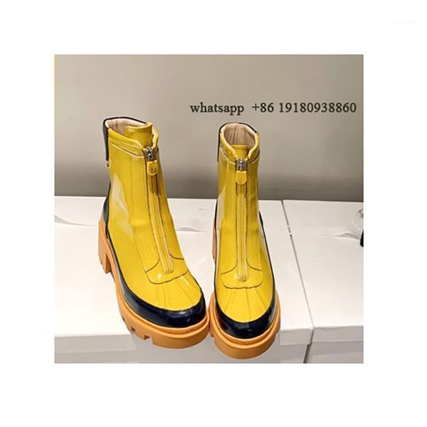 boots comfortable waterproof and antiskid mid heel short increase height zipper bright leather fashion boot1, Black
boots comfortable waterproof and antiskid mid heel short increase height zipper bright leather fashion boot1, Black