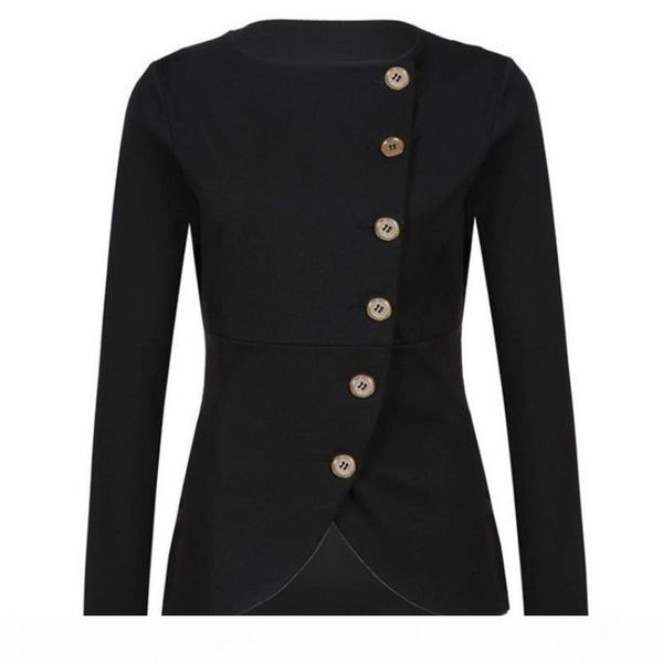 wholesale-2017 autumn women's round neck long sleeve suit slim thin coat blazer feminino women blazers and jackets blazer women a732, White;black
wholesale-2017 autumn women's round neck long sleeve suit slim thin coat blazer feminino women blazers and jackets blazer women a732, White;black