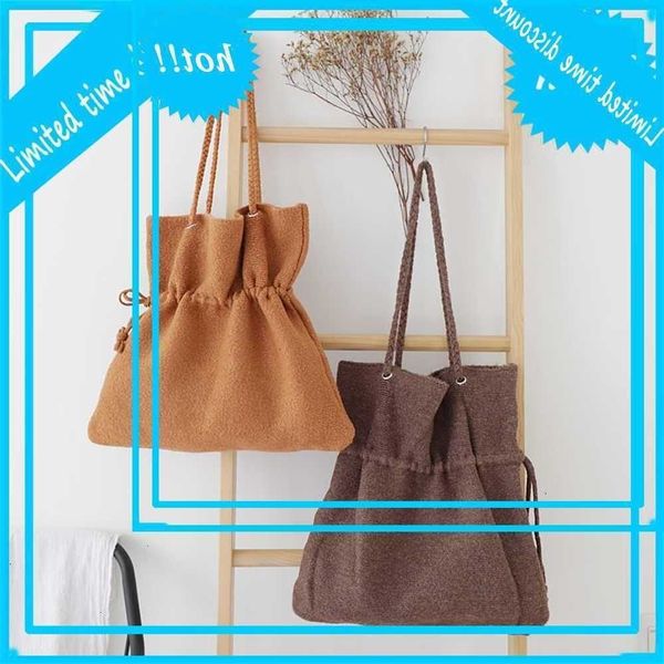 korean autumn and winter knitting wool fashion weaving forest students shoulder leisure large capacity shopping tote bag
korean autumn and winter knitting wool fashion weaving forest students shoulder leisure large capacity shopping tote bag