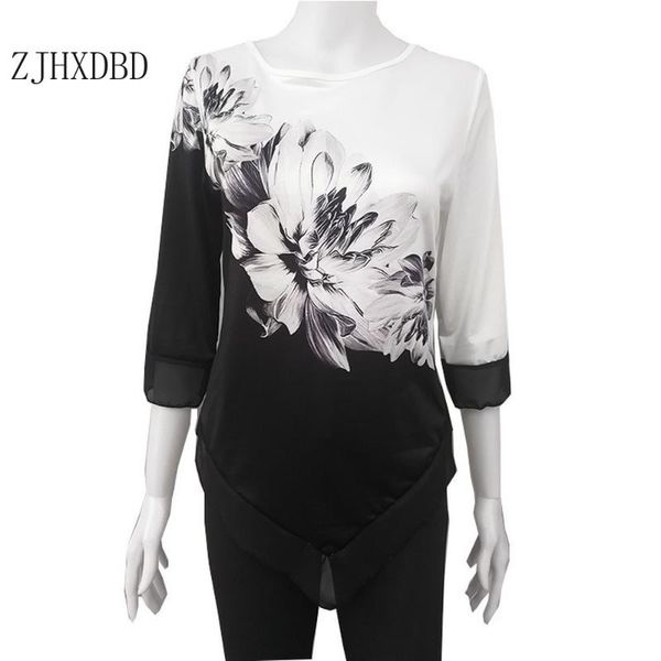 women's blouses & shirts fashion 2021 spring and summer flower street hipster round neck loose gradient irregular hem blouse women fema, White
women's blouses & shirts fashion 2021 spring and summer flower street hipster round neck loose gradient irregular hem blouse women fema, White