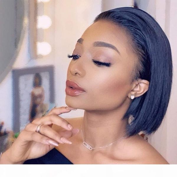 bob 13x4lace front wig full lace human hair wigs pre plucked natural hairline with baby hair 8~14 inches 130%~150% density for black women, Black;brown
bob 13x4lace front wig full lace human hair wigs pre plucked natural hairline with baby hair 8~14 inches 130%~150% density for black women, Black;brown