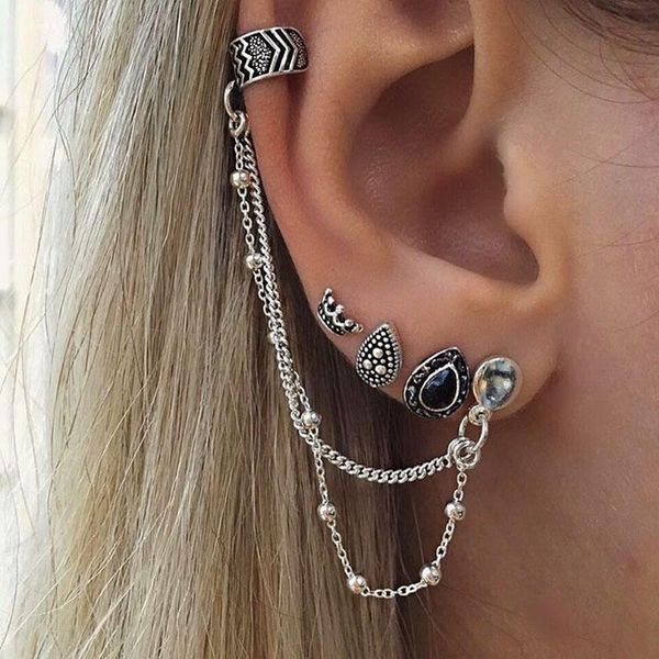 4pcs/lot bohemian crown water drop earrings for women vintage tassel earring set fashion party wedding jewelry girlfriend gift, Silver
4pcs/lot bohemian crown water drop earrings for women vintage tassel earring set fashion party wedding jewelry girlfriend gift, Silver