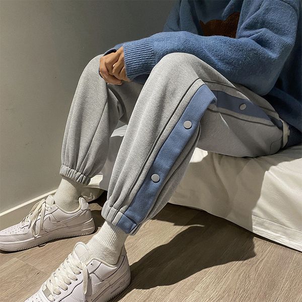 buckled men's trend versatile plush sports loose binding fashion brand autumn and winter thickened pants, Black
buckled men's trend versatile plush sports loose binding fashion brand autumn and winter thickened pants, Black