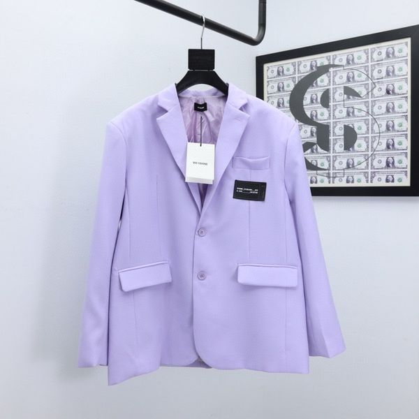 2021awss chest ribbon embroidery blazer women turn-down collar purple suit jacket women two button suit, Black;brown
2021awss chest ribbon embroidery blazer women turn-down collar purple suit jacket women two button suit, Black;brown