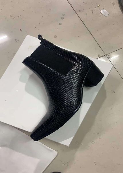 20 new list snake pattern genuine leather persional boots fashion cowskin high-heeled pumps ankle boots, Black
20 new list snake pattern genuine leather persional boots fashion cowskin high-heeled pumps ankle boots, Black