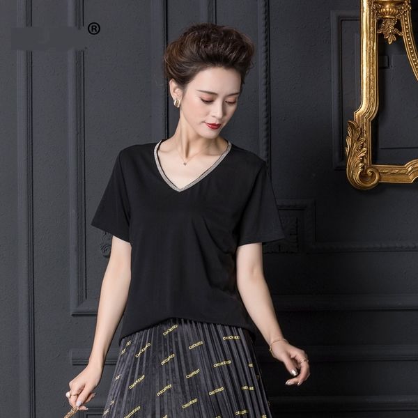 mulberry silk pullover solid color short sleeve t-shirt women v-neck twist silk simple style pullover t-shirt 9051 re6qi, White
mulberry silk pullover solid color short sleeve t-shirt women v-neck twist silk simple style pullover t-shirt 9051 re6qi, White