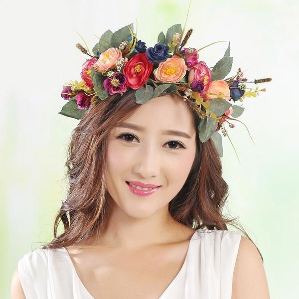 decorative flowers & wreaths women beach party crown bride wedding flower wreath headband floral headdress garland hairband1
decorative flowers & wreaths women beach party crown bride wedding flower wreath headband floral headdress garland hairband1