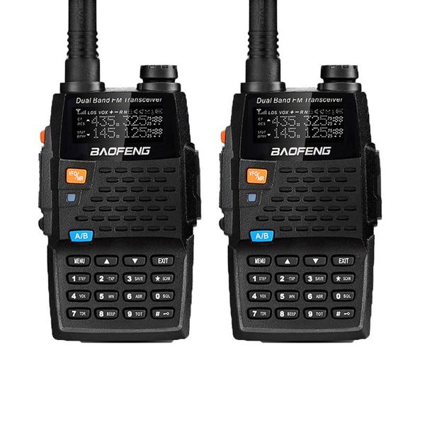 walkie talkie 2pcs baofeng talkies uv-5r 4thgeneration black knight 136-174/400-520mhz professional fm transceiver with h
walkie talkie 2pcs baofeng talkies uv-5r 4thgeneration black knight 136-174/400-520mhz professional fm transceiver with h